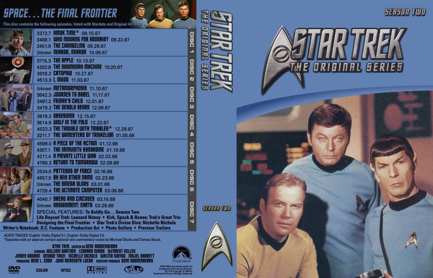 Star Trek The Orginal Series Seizoen 2 DvD 4 (1966-1988)