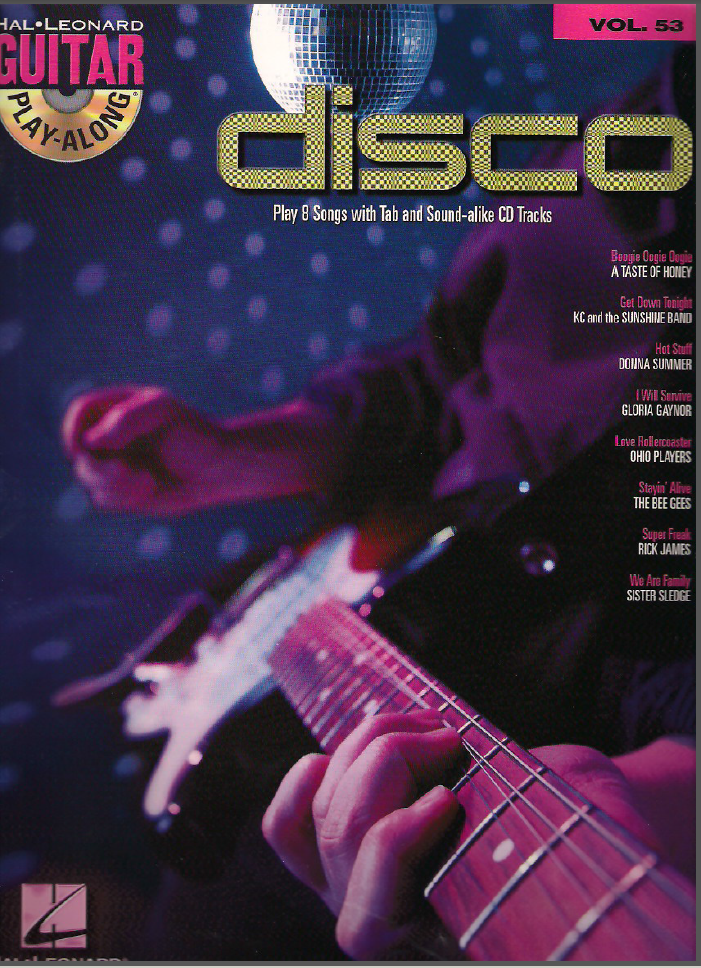 Bladmuziek- songbook-Guitar Play-Along - Disco- WMA en PDF