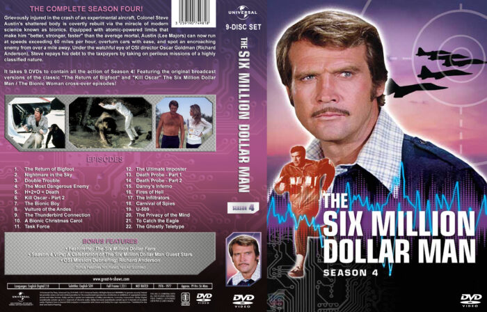The Six MillionDollar Man S04 Afl 15 - 16 Bluray