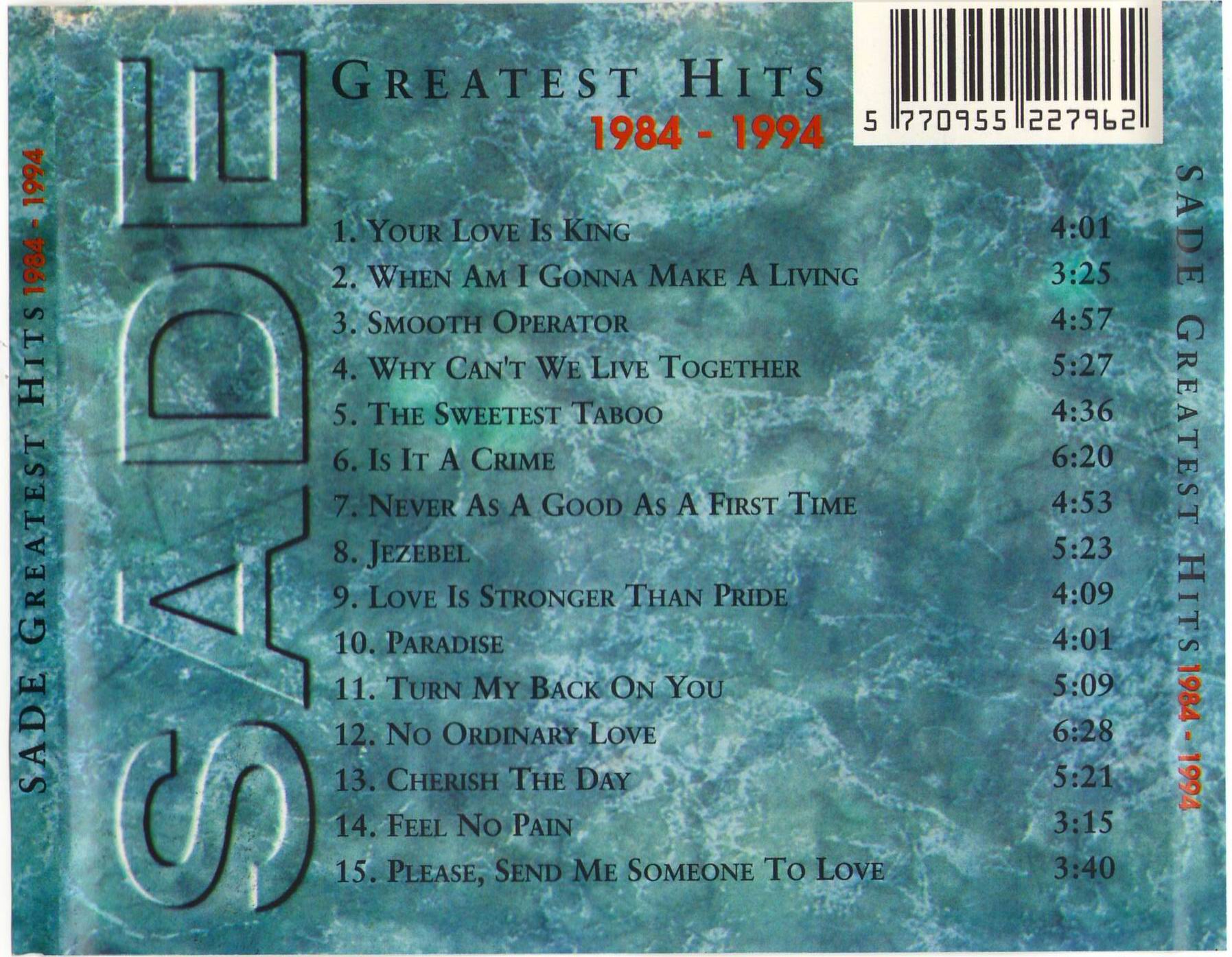 Sade - Greatest Hits 1984-1994