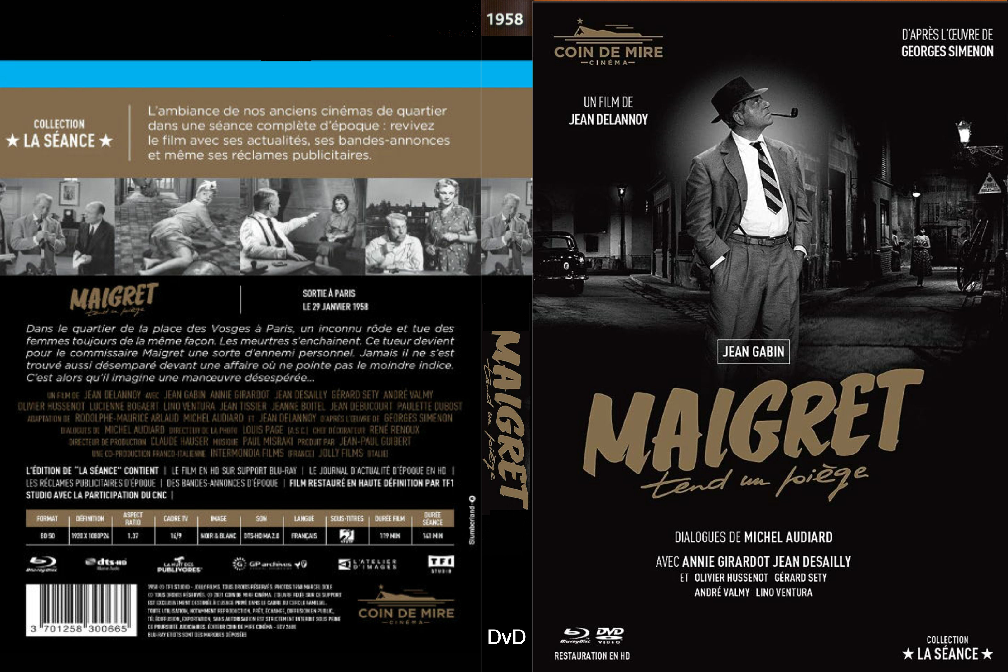 Maigret Tend un Piège met Jean Gabin (1958)