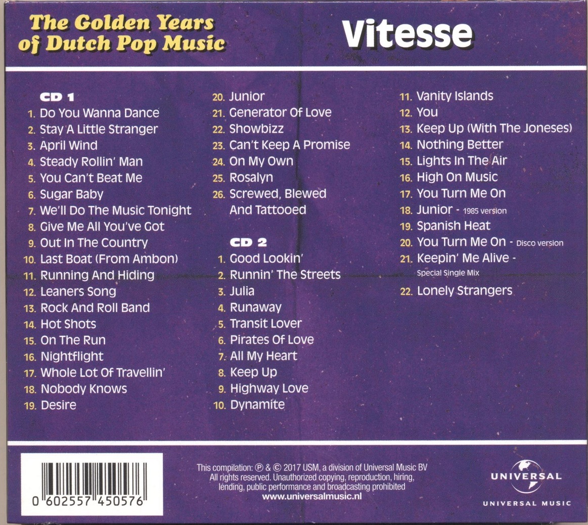 Vitesse -the golden years of the dutch pop music