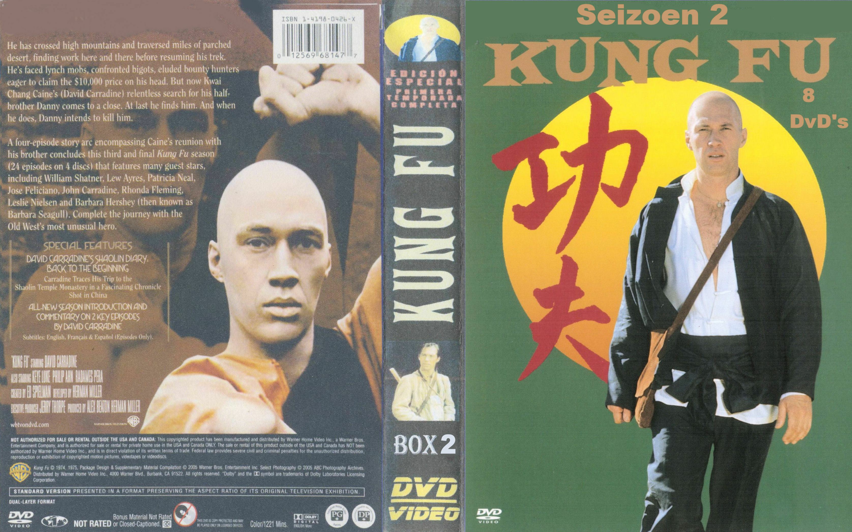 Kung Fu ( David Carradine ) 1973 - 74 Seizoen 2 - DvD 2