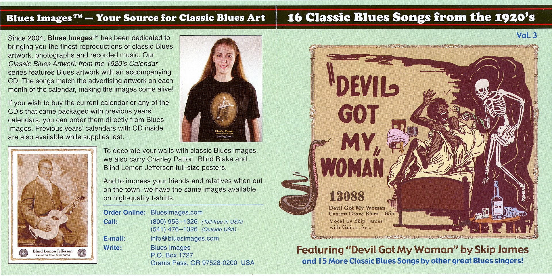 Blues Images Presents   16 Classic Blues Songs from the 1920's- Vol  3
