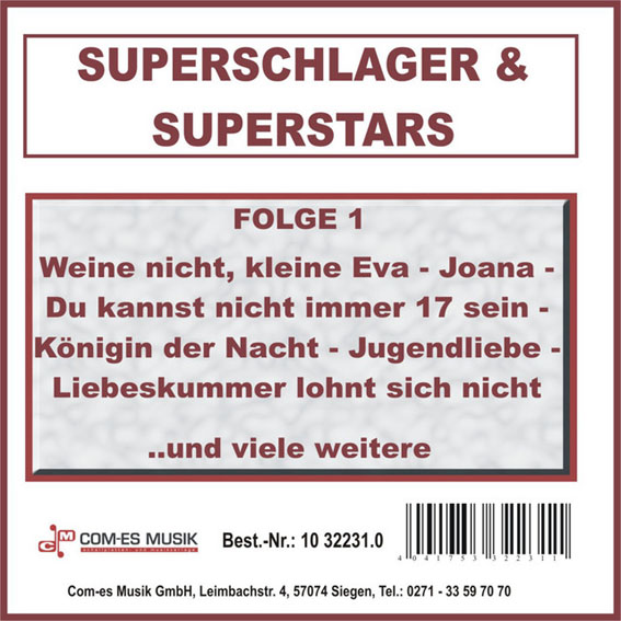 Superschlagers & Superstars - Folge 1