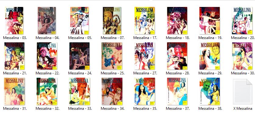 [Stripboek] Messalina 23 delen