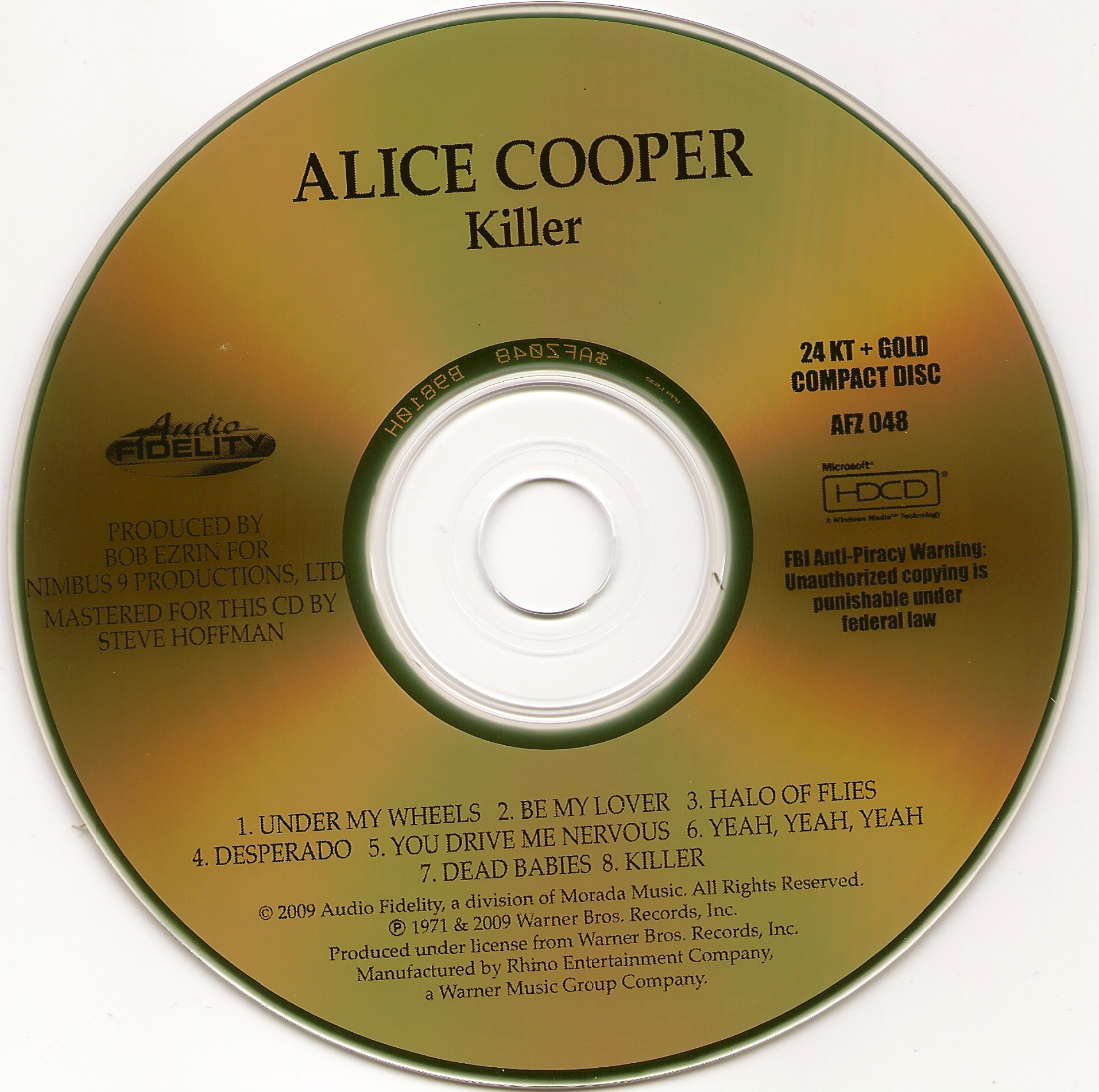 Alice Cooper - 1971 - Killer [2009]