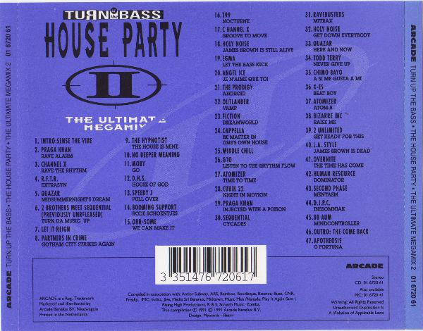 House Party II - The Ultimate Megamix (1991) wav+mp3