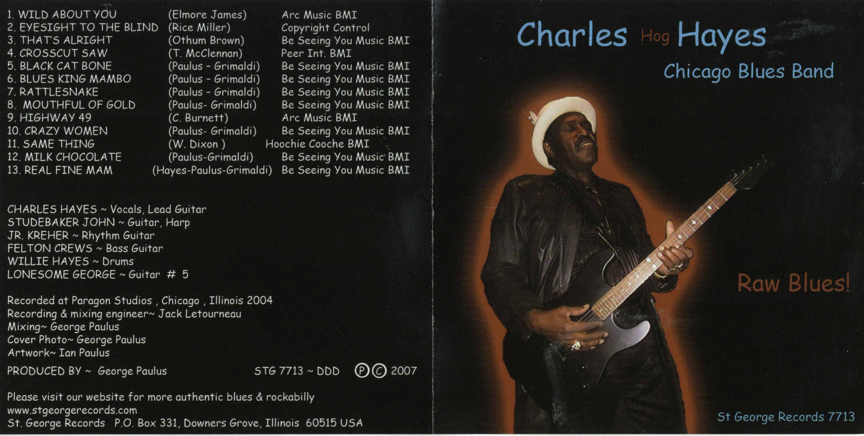Charles 'Hog' Hayes Chicago Blues Band - Raw Blues