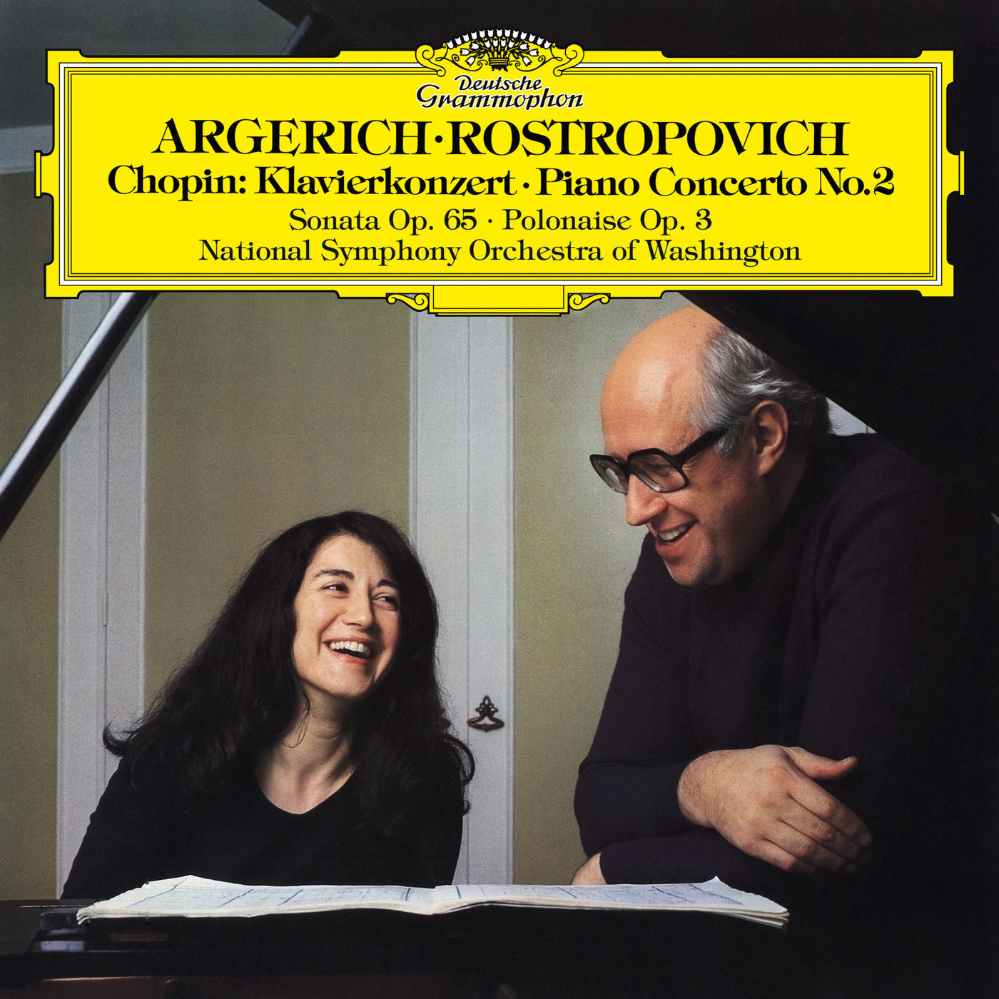Chopin Pianoconert 2 & cello sonata- Argerich, Rostropovich - HiRes 24-192