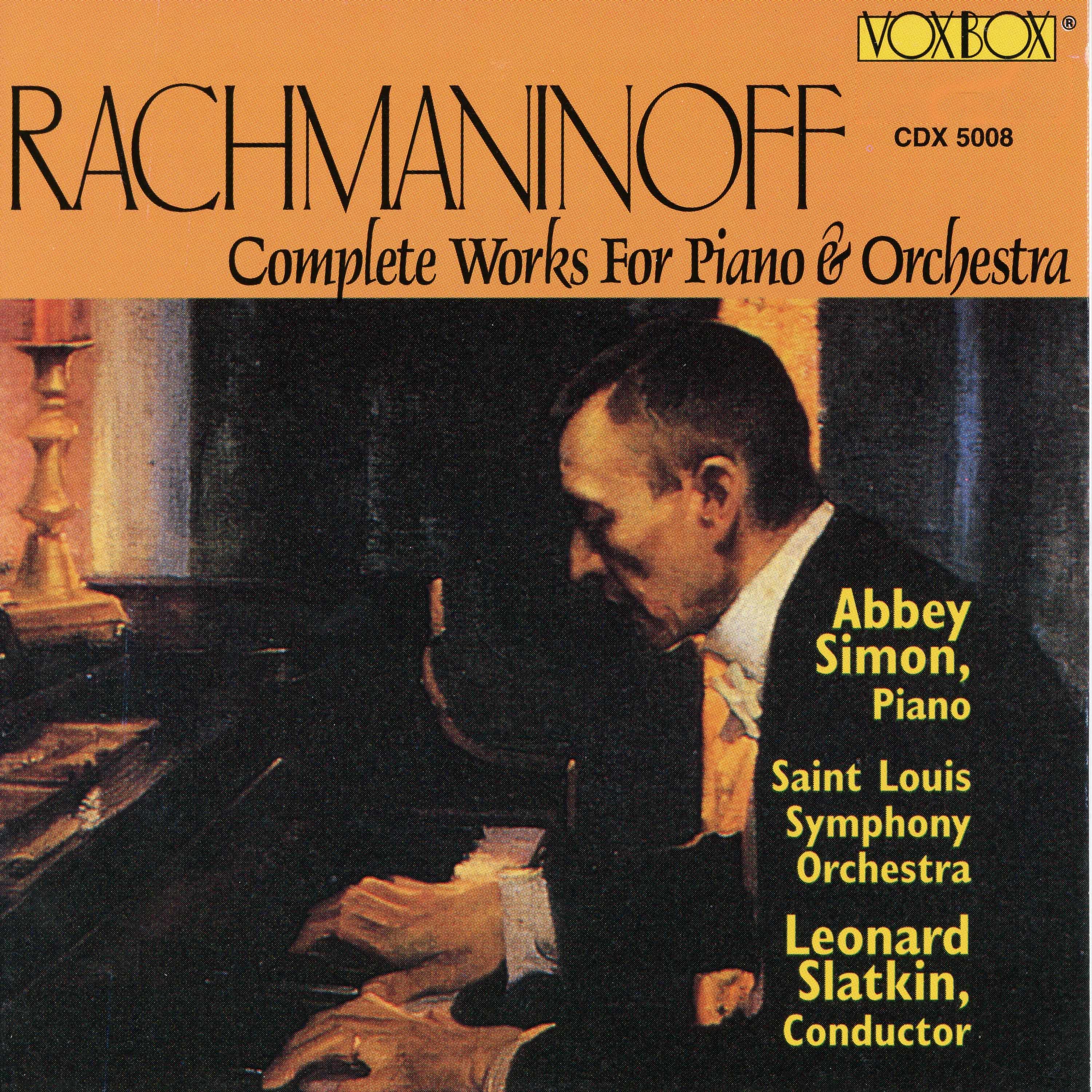 Abbey Simon - Rachmaninof Pianoconc1-4 Rhapsody on a Theme of Paganini cd02