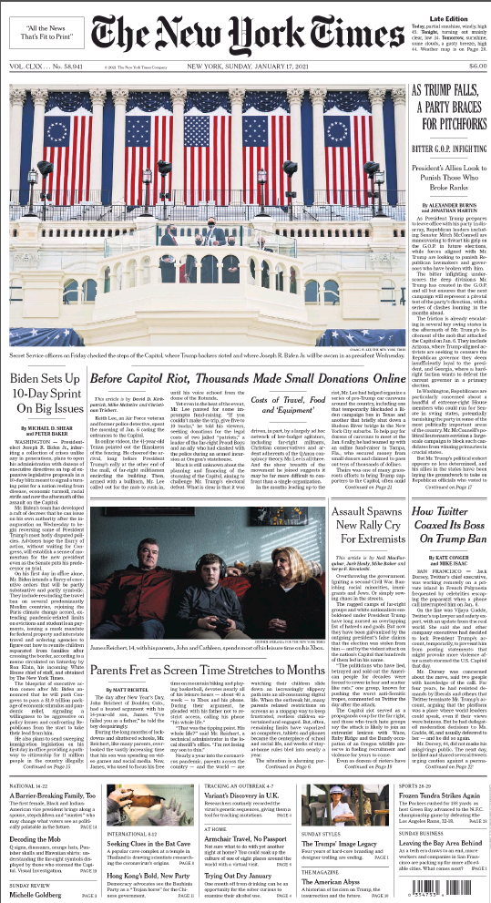 The New York Times - No. 58,941 [17 Jan 2021]