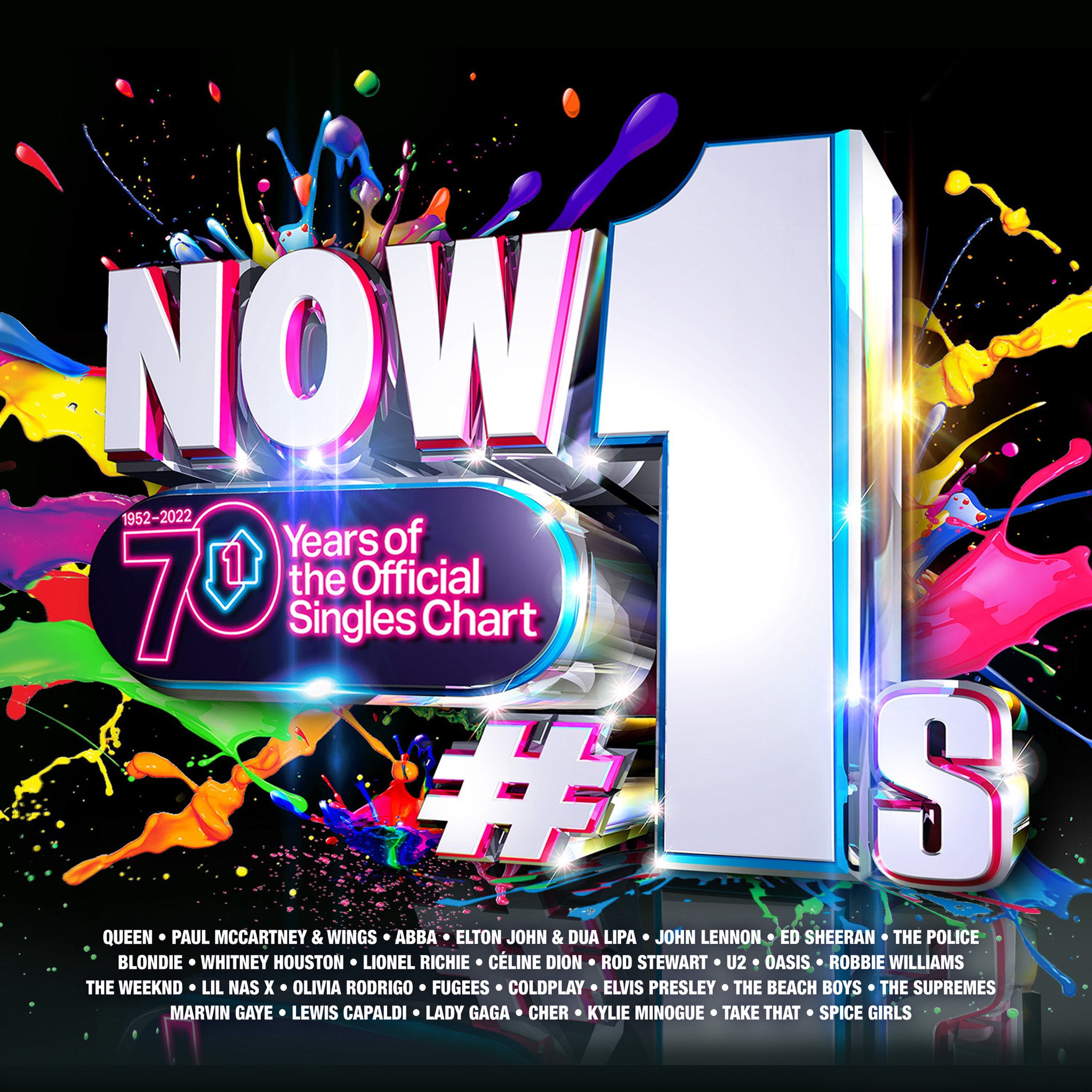 Now #1s - 70 Years Of The Official Singles Chart 5 CD,S