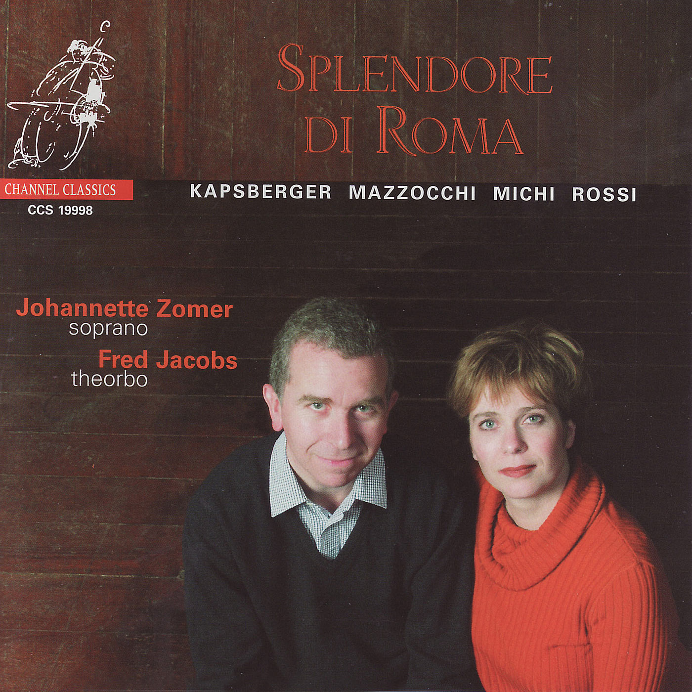 Kapsperger et al. - Splendore di Roma - Johannette Zomer, soprano & Fred Jacobs, theorbo (NMR)