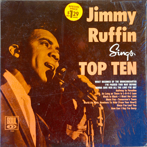 Jimmy Ruffin - Sings Top Ten - 1967