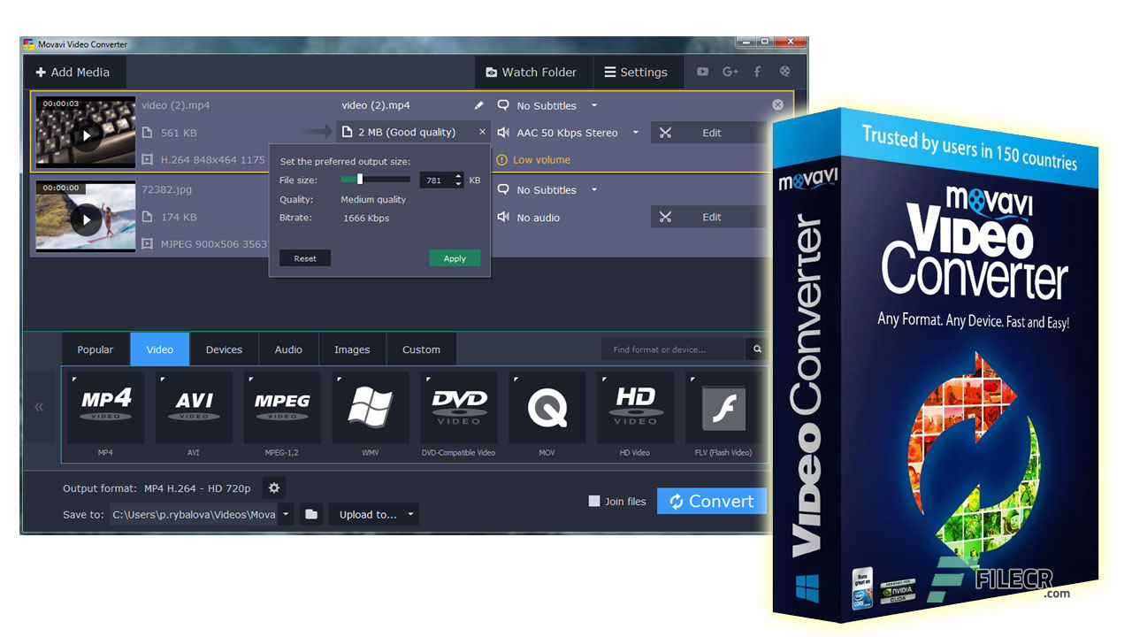 Movavi Video Converter Premium v22.1 2022 x64 Premium Nederlands