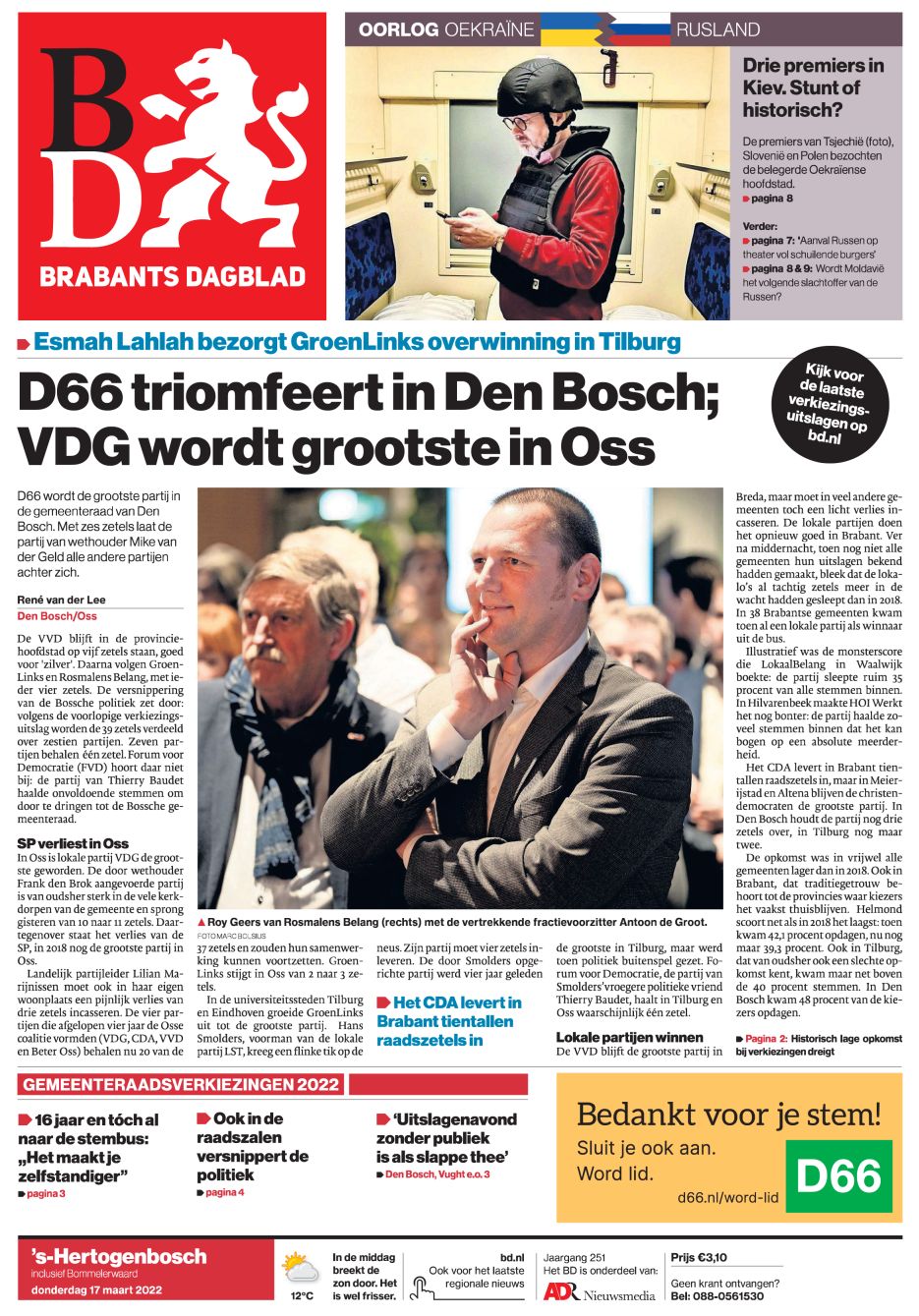 Brabants Dagblad - 17-03-2022