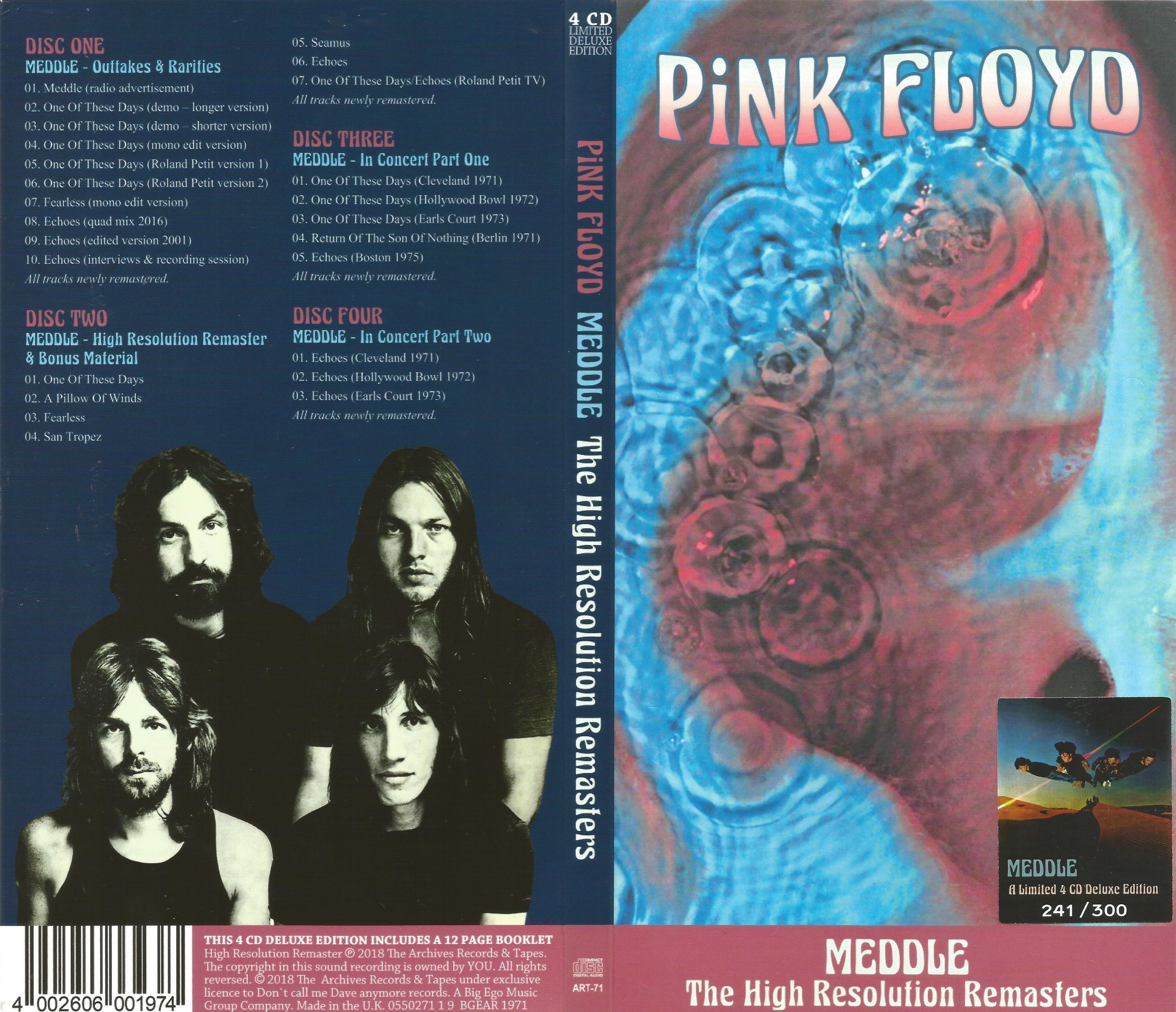 Pink Floyd - Meddle (The High Resolution Remasters)(2018) 16bits