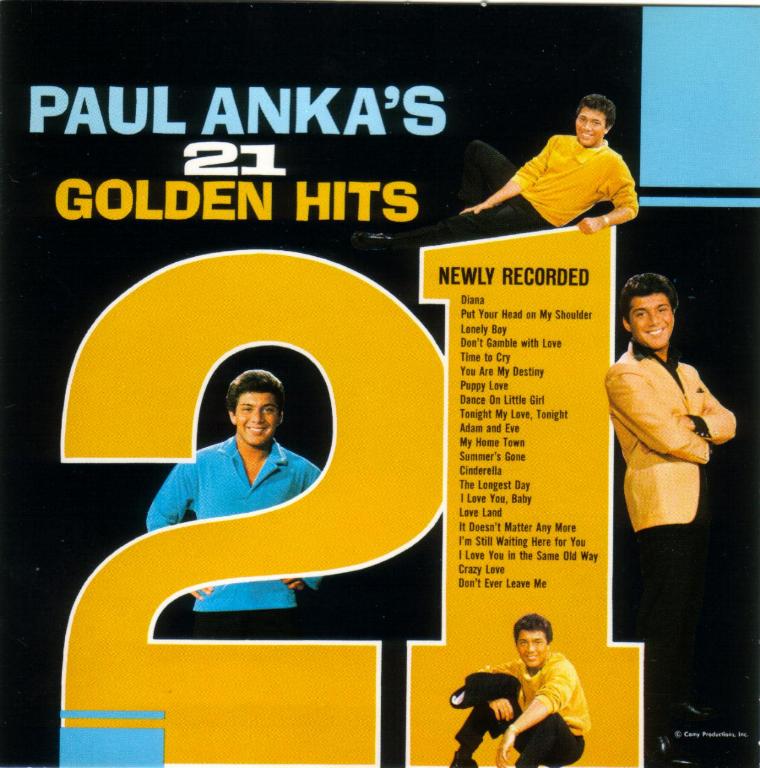 Paul Anka - 21 Golden Hits in DTS-HD (op verzoek)