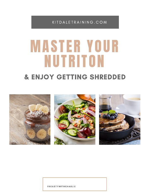Master Your Nutriton And Enjoy Getting Shredded