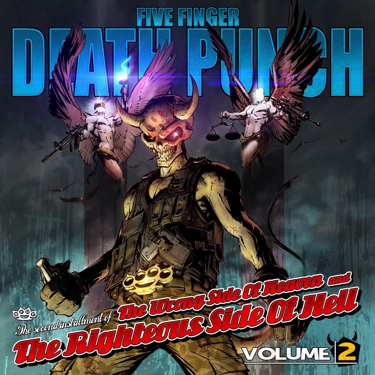 Five Finger Death Punch - The Wrong Side Of Heavy and The Right Side Of Hell - Volume 2 (Deluxe Edition)(CD+DVD)