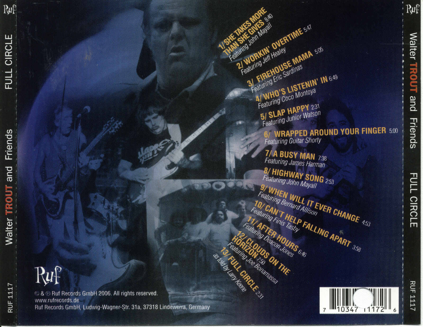 Walter Trout and Friends Full Circle
