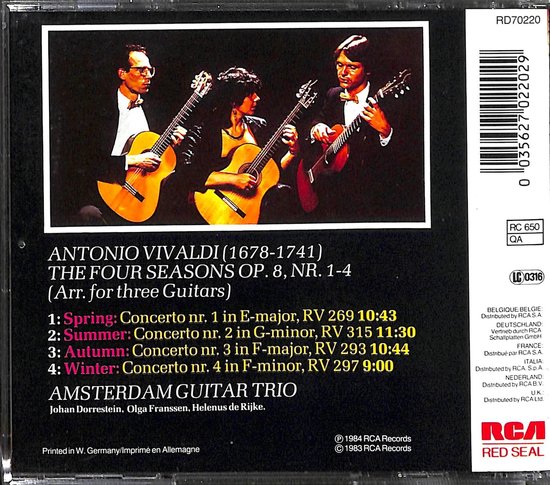 Amsterdam Guitar Trio - Vivaldi - The Four Seasons