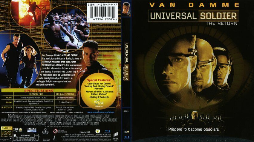 Jean Claude van Damme Collectie DvD 29 van 40 Universal soldier The return 1999