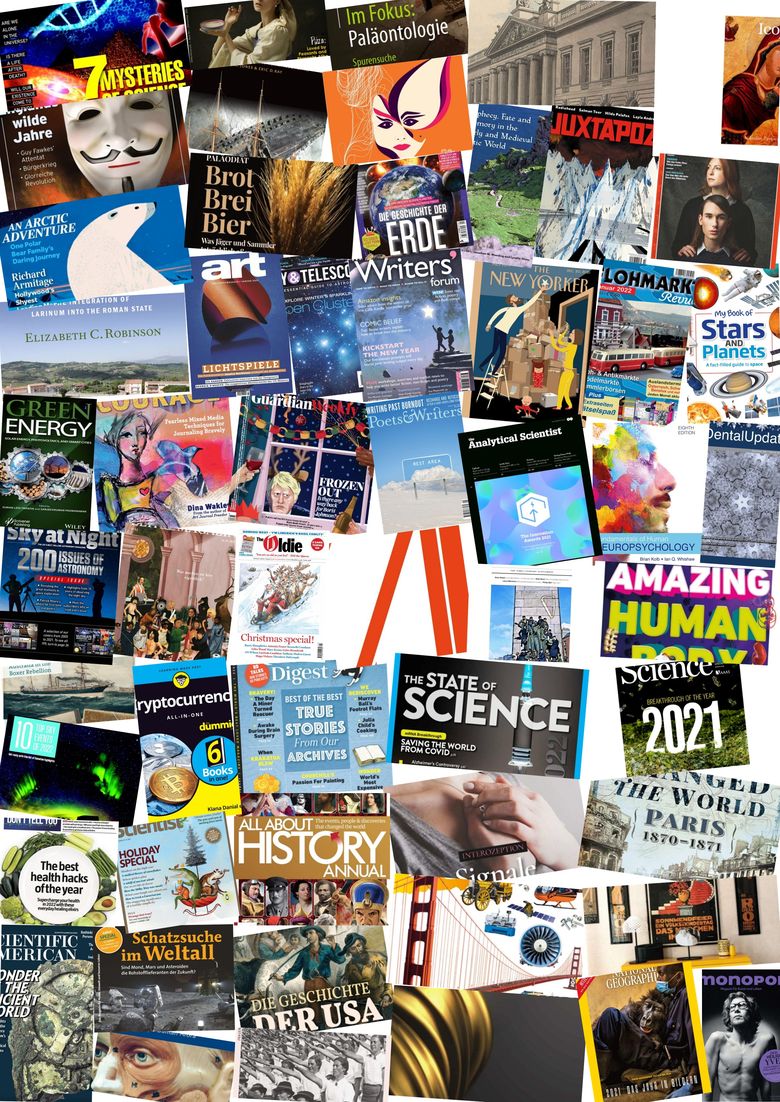Art & Science & History & Medic Magazines