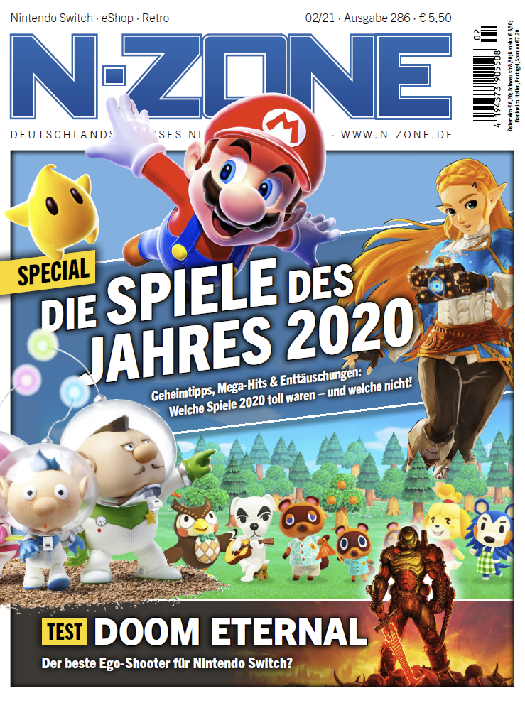 N-Zone (Wii Wii U 3DS DS Wii-DS Ware Retro) Magazin No 02 2021 (Nintendo)