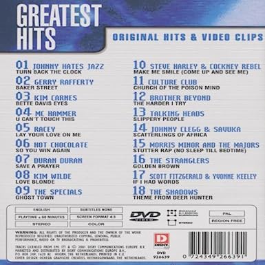 Greatest hits - original hits @ video clips
