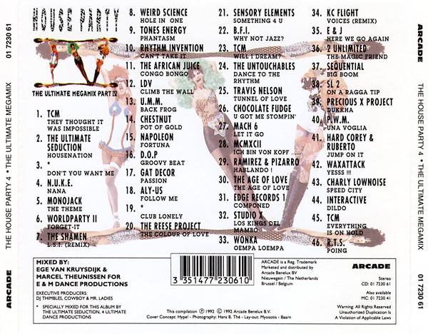 House Party IV - The Ultimate Megamix (1992) wav+mp3