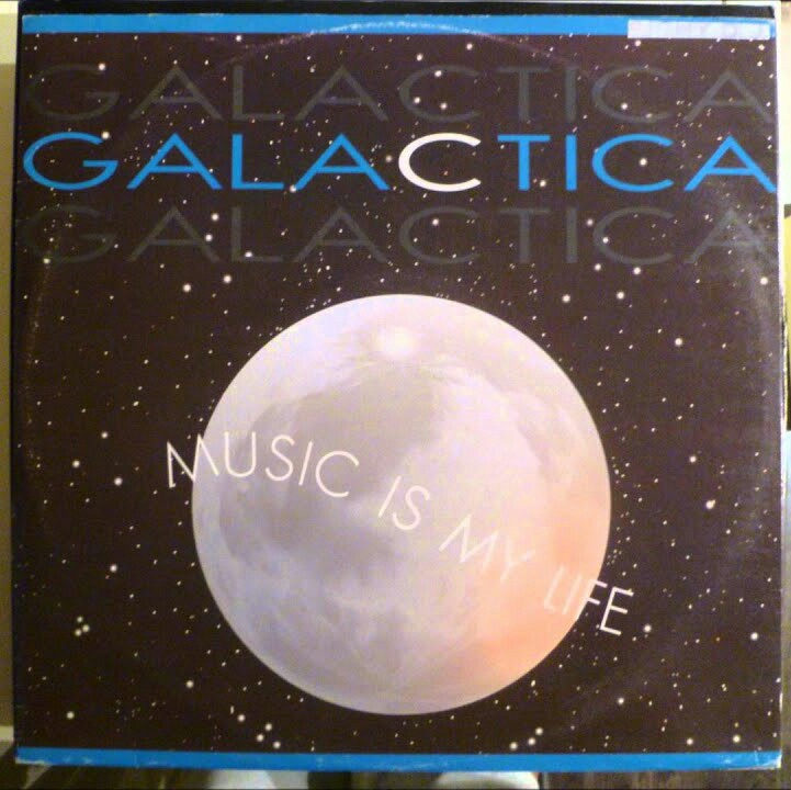 Galactica - Music Is My Life (Vinyl) DWA (Dance World Attack) (DWA 01.37) (Italy) (1994)