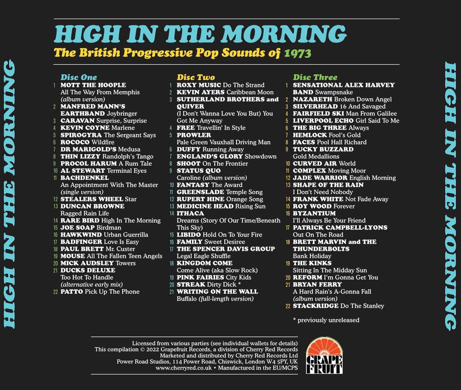 High In The Morning - British Progressive Pop Sounds Of 1973