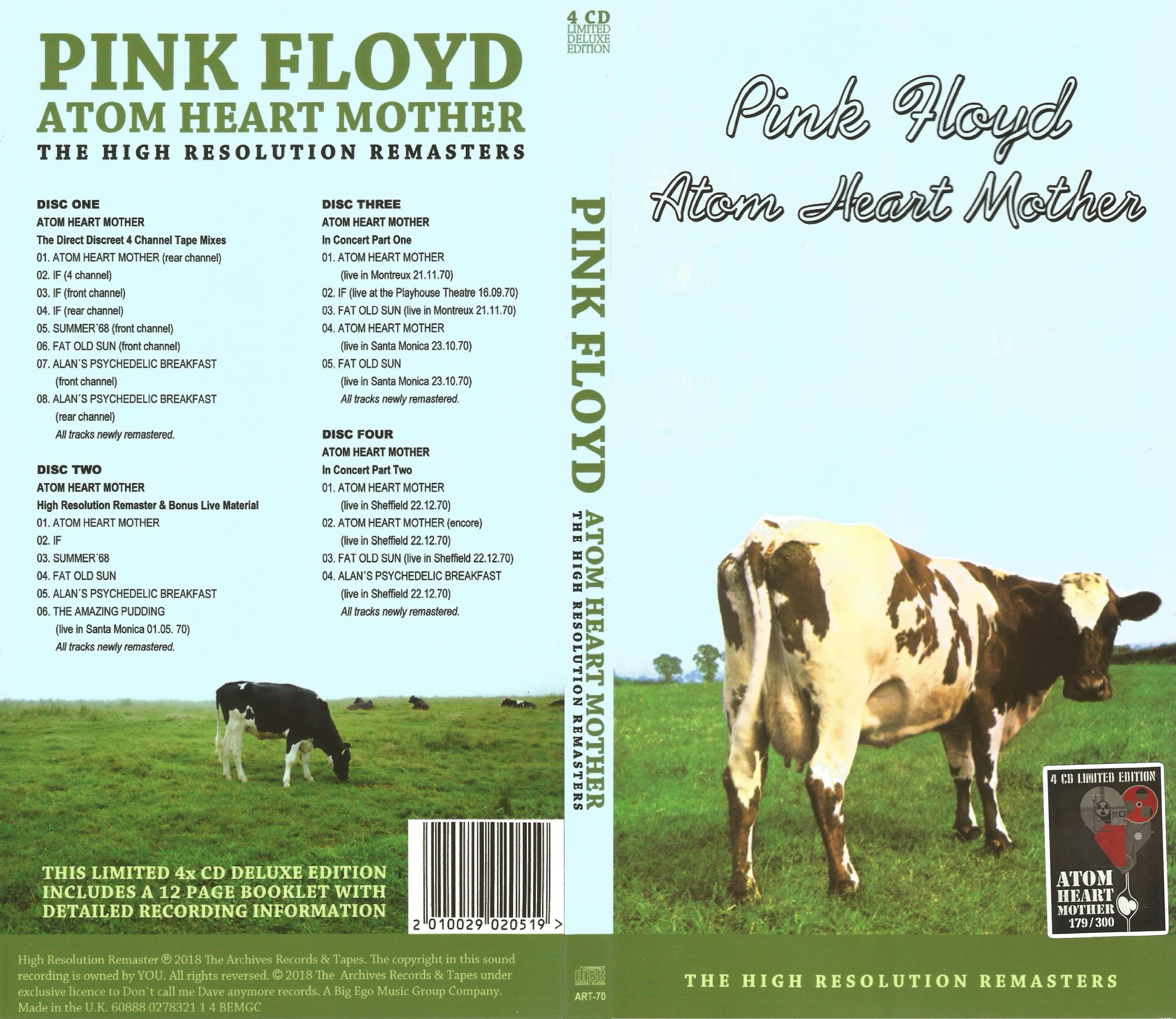 Pink Floyd - Atom Heart Mother (The Hight Resolution Remasters)(2018) 16bits