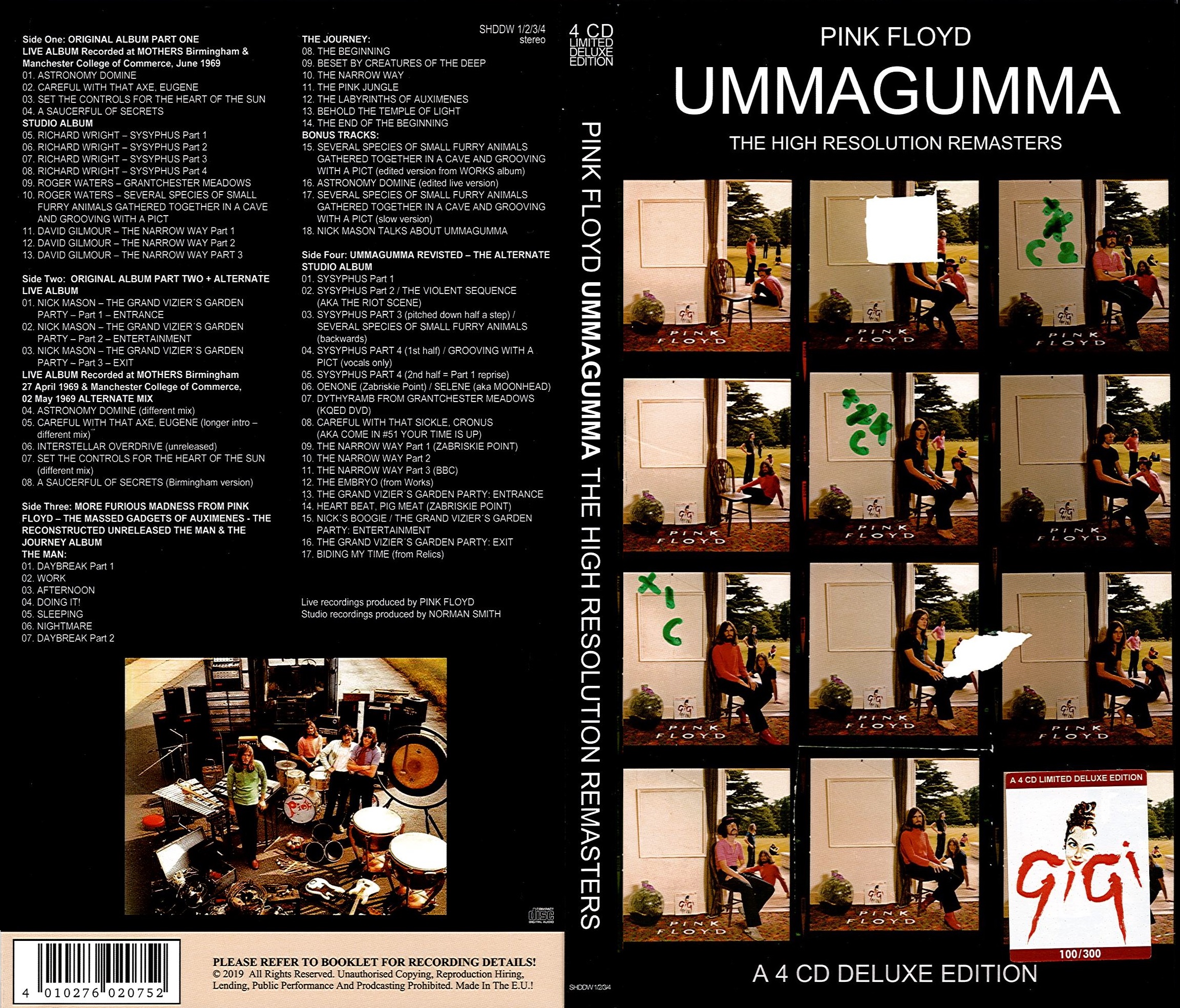 Pink Floyd - Ummagumma (The High Resolution Remasters)(2018) 16bits