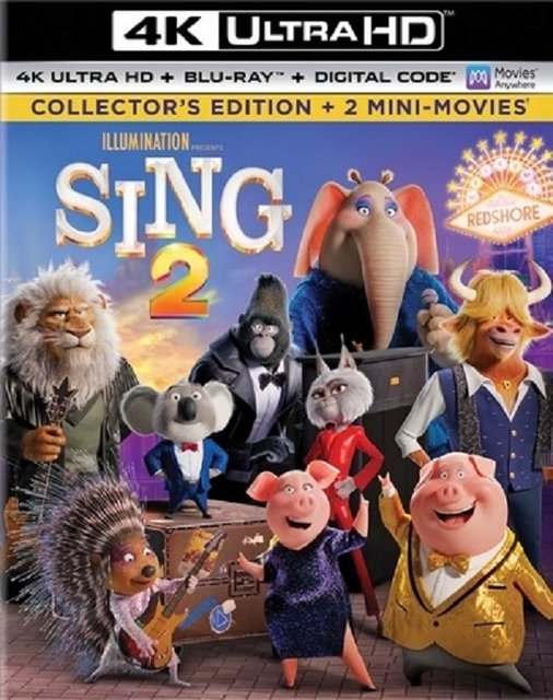 Sing 2 (2021) BluRay 2160p DV HDR TrueHD AC3 HEVC NL-RetailSub REMUX + NL-gesproken