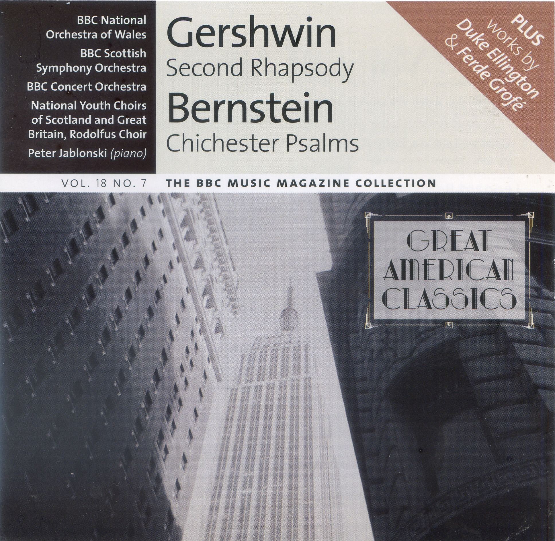 Gershwin Bernstein Great American Classics