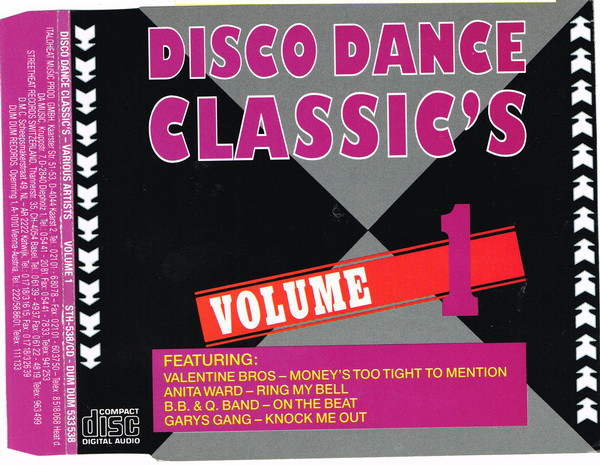 Disco Dance Classics volume 1 (1988) [CDM]
