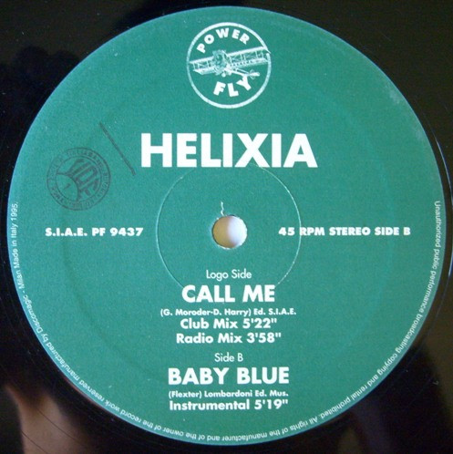Helixia - Call Me-(PF 9437)-Vinyl-1995