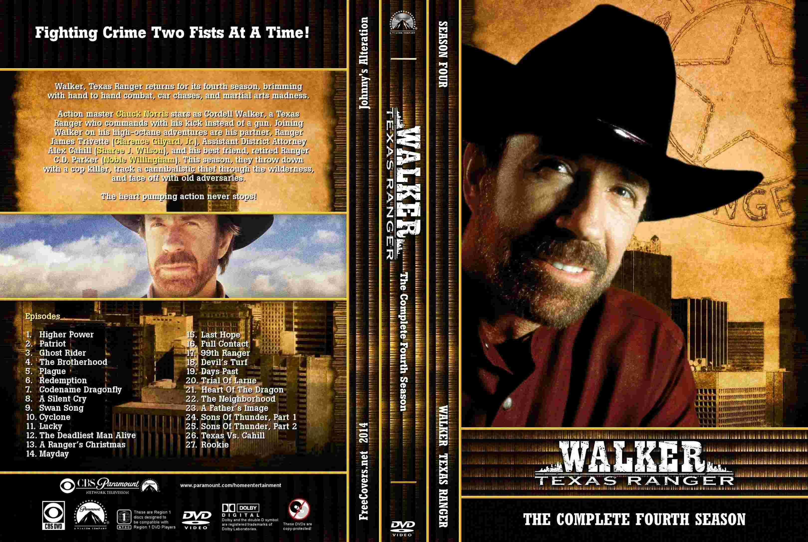 Walker Texas Ranger Seizoen 4 DvD 4 van 7