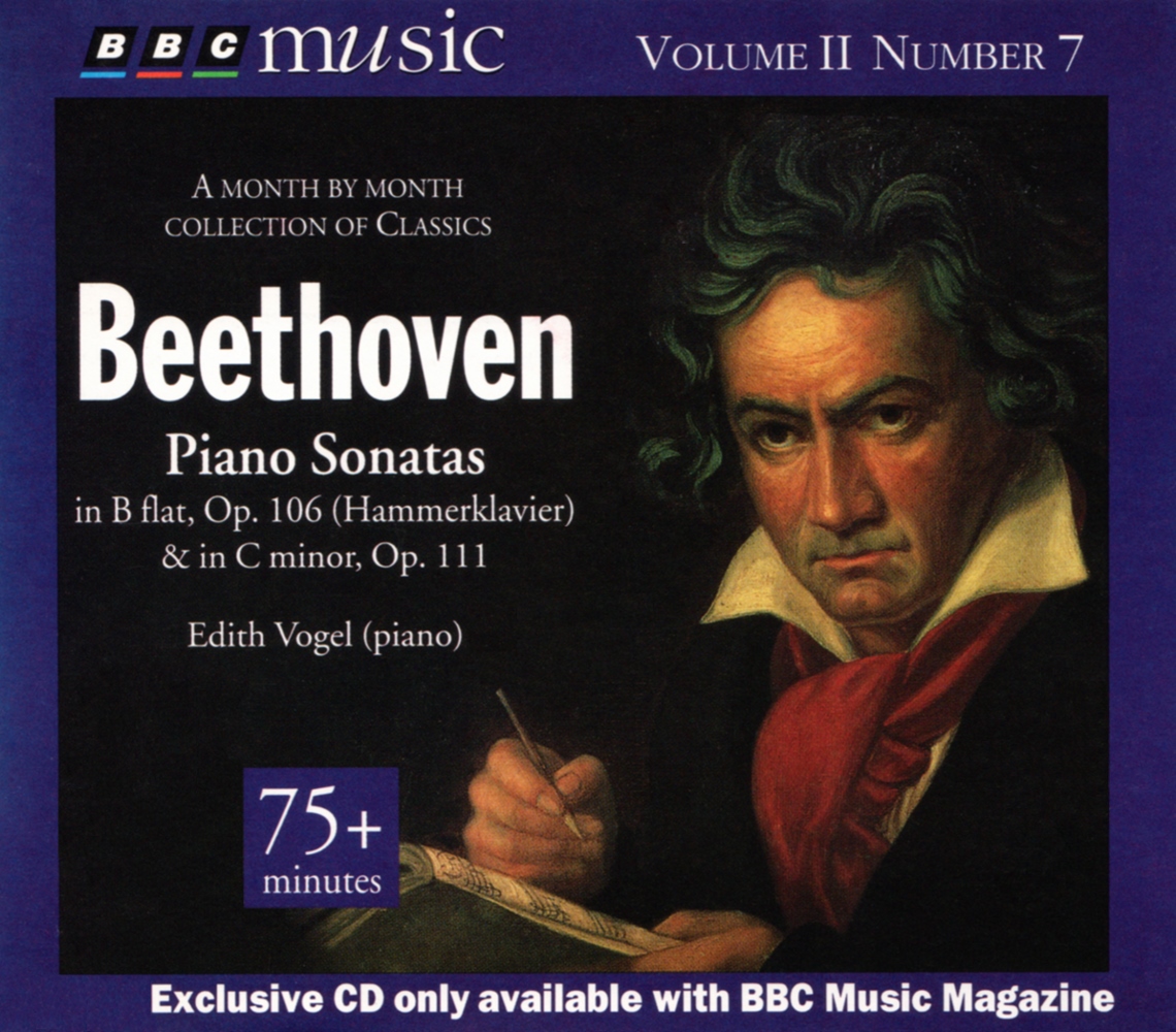 Beethoven Piano Sonatas in B flat and C minor Vogel