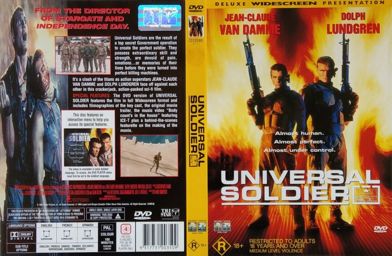 Jean Claude van Damme Collectie DvD 28 van 40 Universal soldier 1992