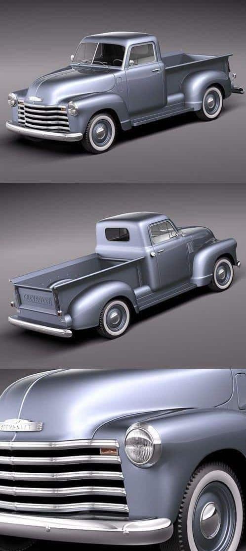 Chevrolet Pickup 1950 3D Model