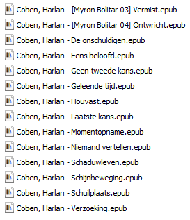 Coben, Harlan - 14 boeken