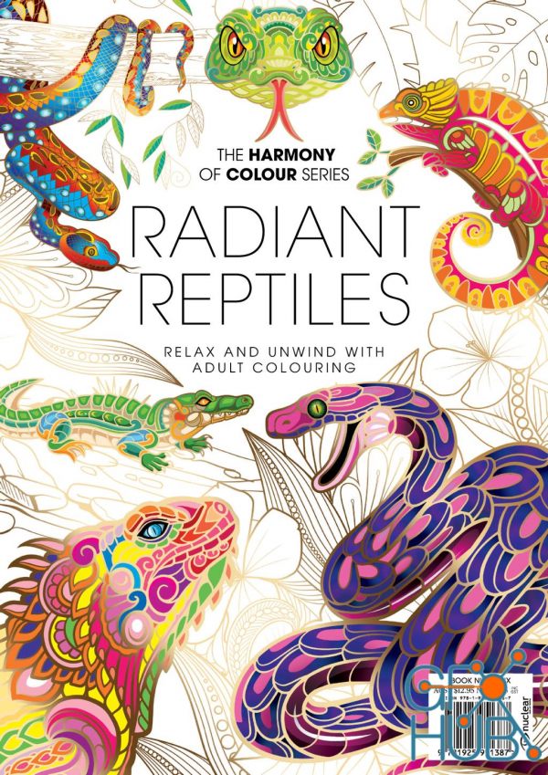 Colouring Book Radiant Reptiles-October 2022 Inkleurboek