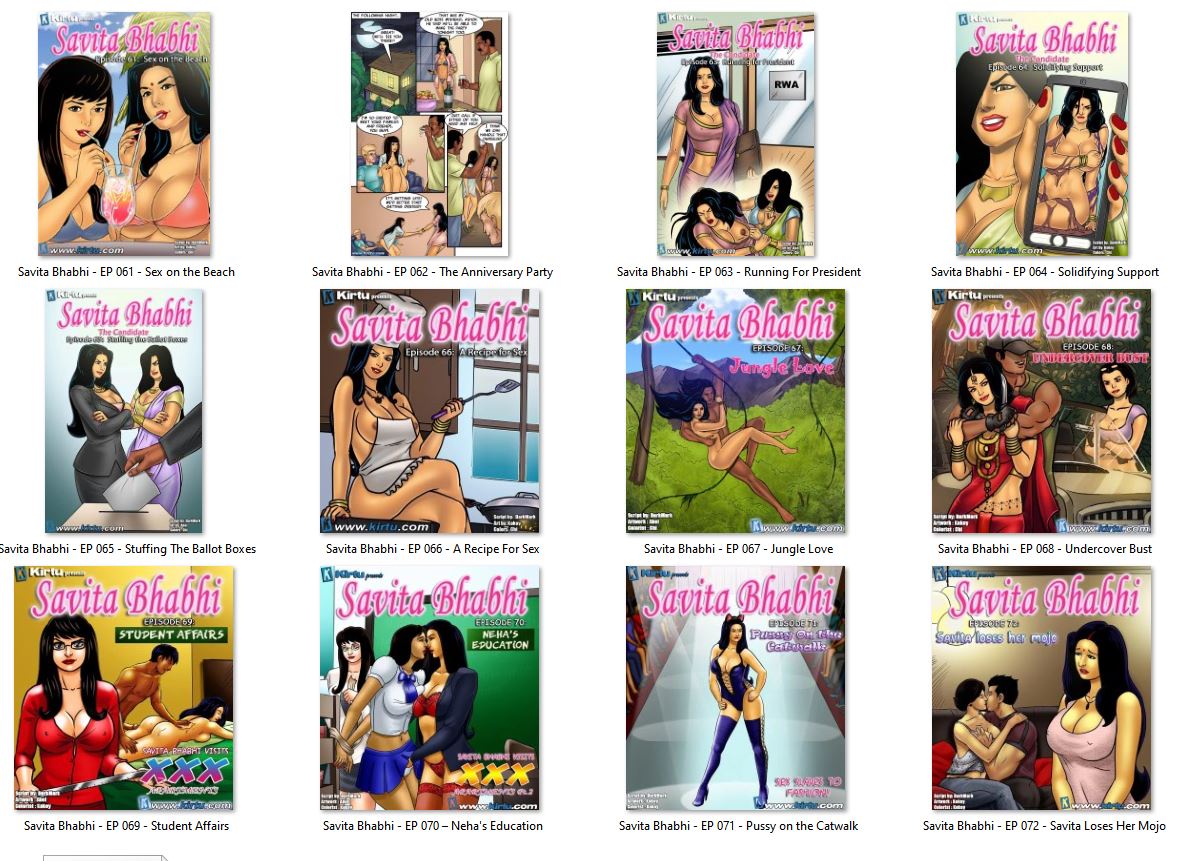 [Stripboek] Savita BhaBhi 61 -72