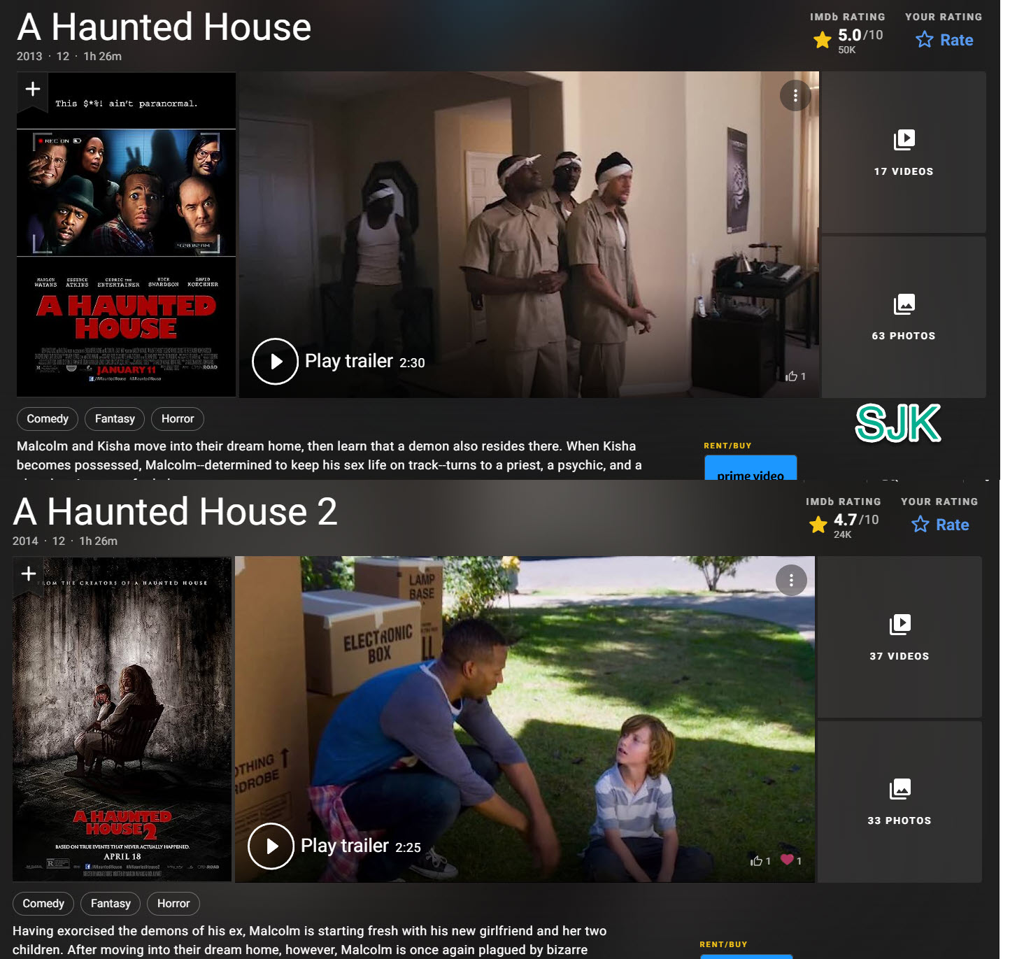 A Haunted House 1 en 2 1080p -NLSubs-S-J-K