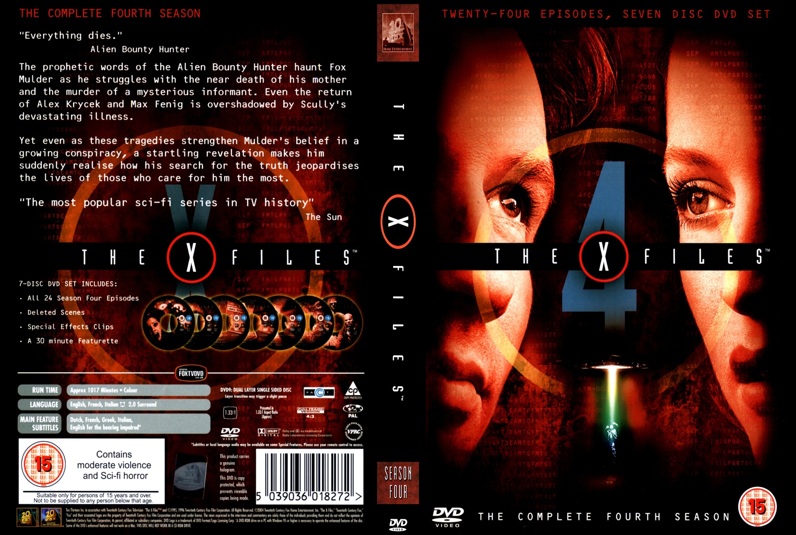 The X-Files seizoen 4 DVD9 verzie