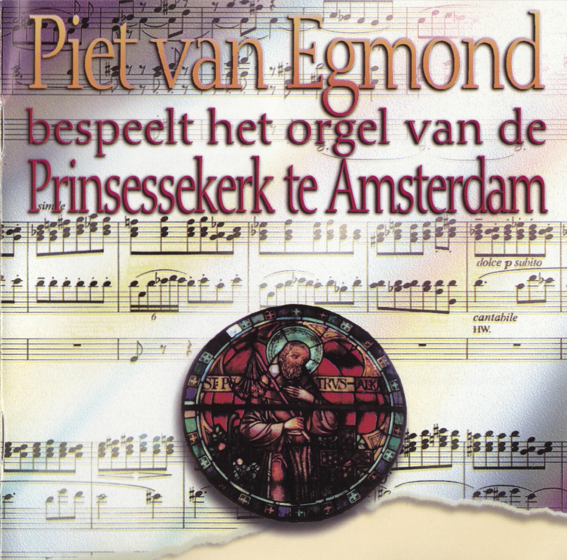 Piet Van Egmond - Bespeelt het orgel van de Prinsessekerk te Amsterdam